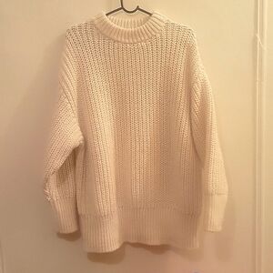 Zara Chunky sweater. EUC. Fishermancore Cottagecore New England Coastal Preppy